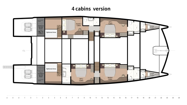 LANIAKEA cabin configuration and interior volume