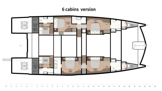 LANIAKEA cabin configuration and interior volume