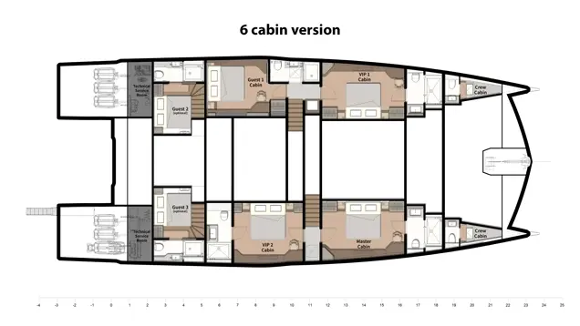 LANIAKEA cabin configuration and interior volume